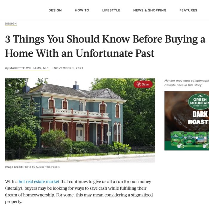 3 Things You Should Know Before Buying a Home With an Unfortunate Past